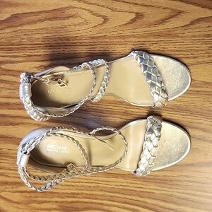 Michael Kors Gold Heels